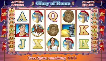 New game review of Glory of Rome video slot
